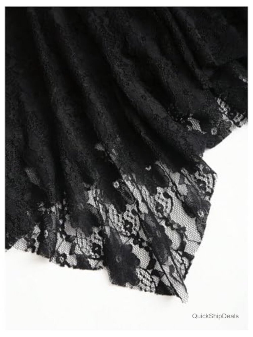 Flowy Asymmetrical Ruffle Ruched Skirt Drawstring Side Summer Night Out - Picture 2 of 5